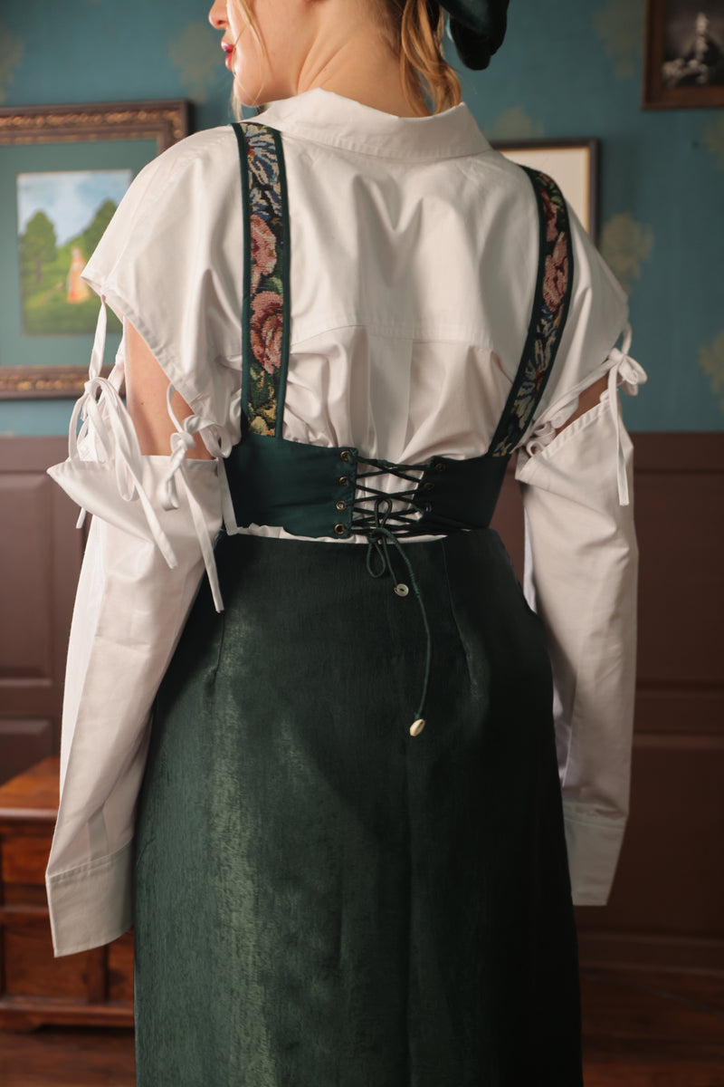 Label Muslin Emerald Poise Skirt Set