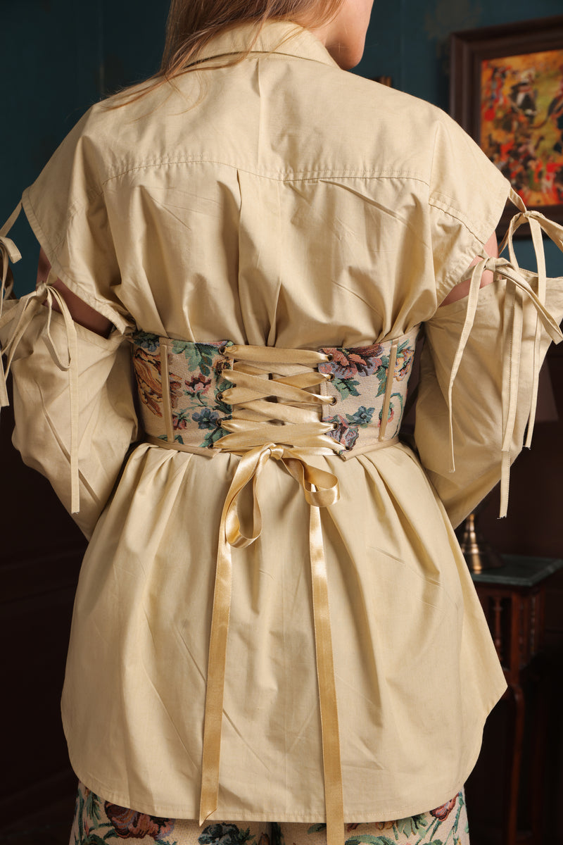 Label Muslin Daisy Charm Corset Pant Set