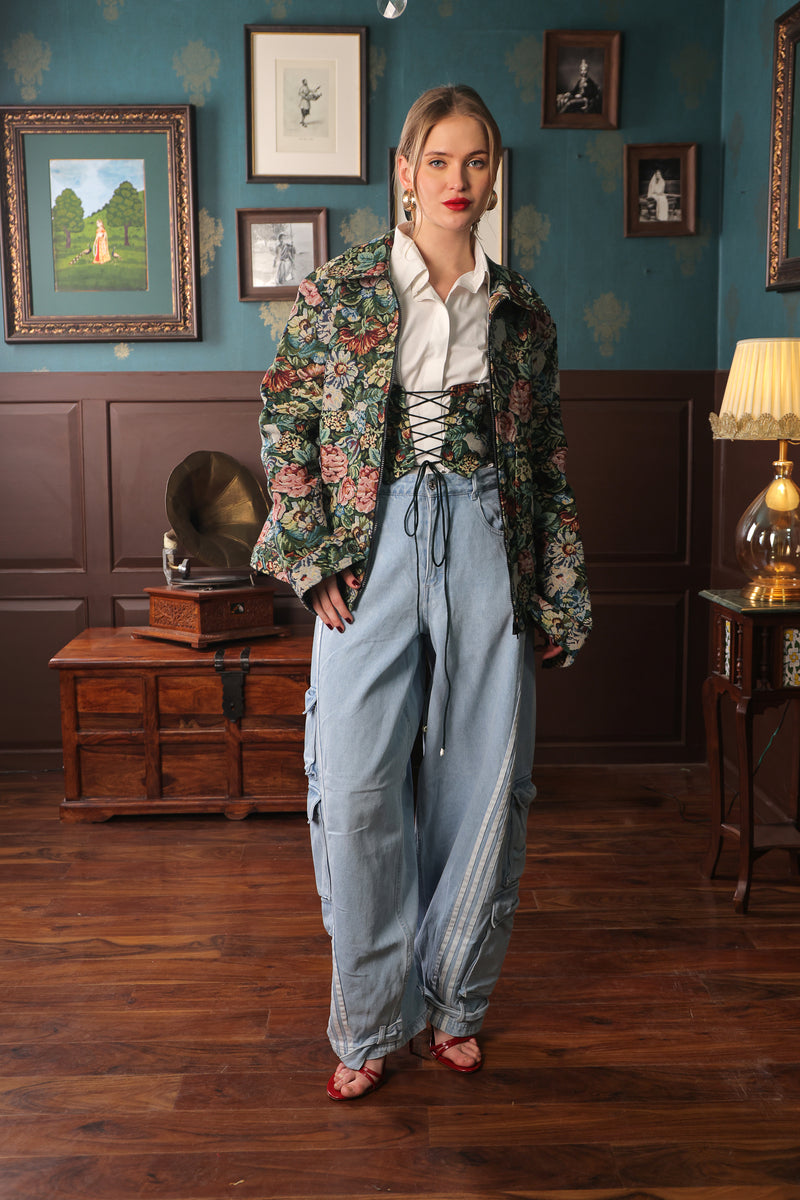 Label Muslin Forest Frame Jacket Set