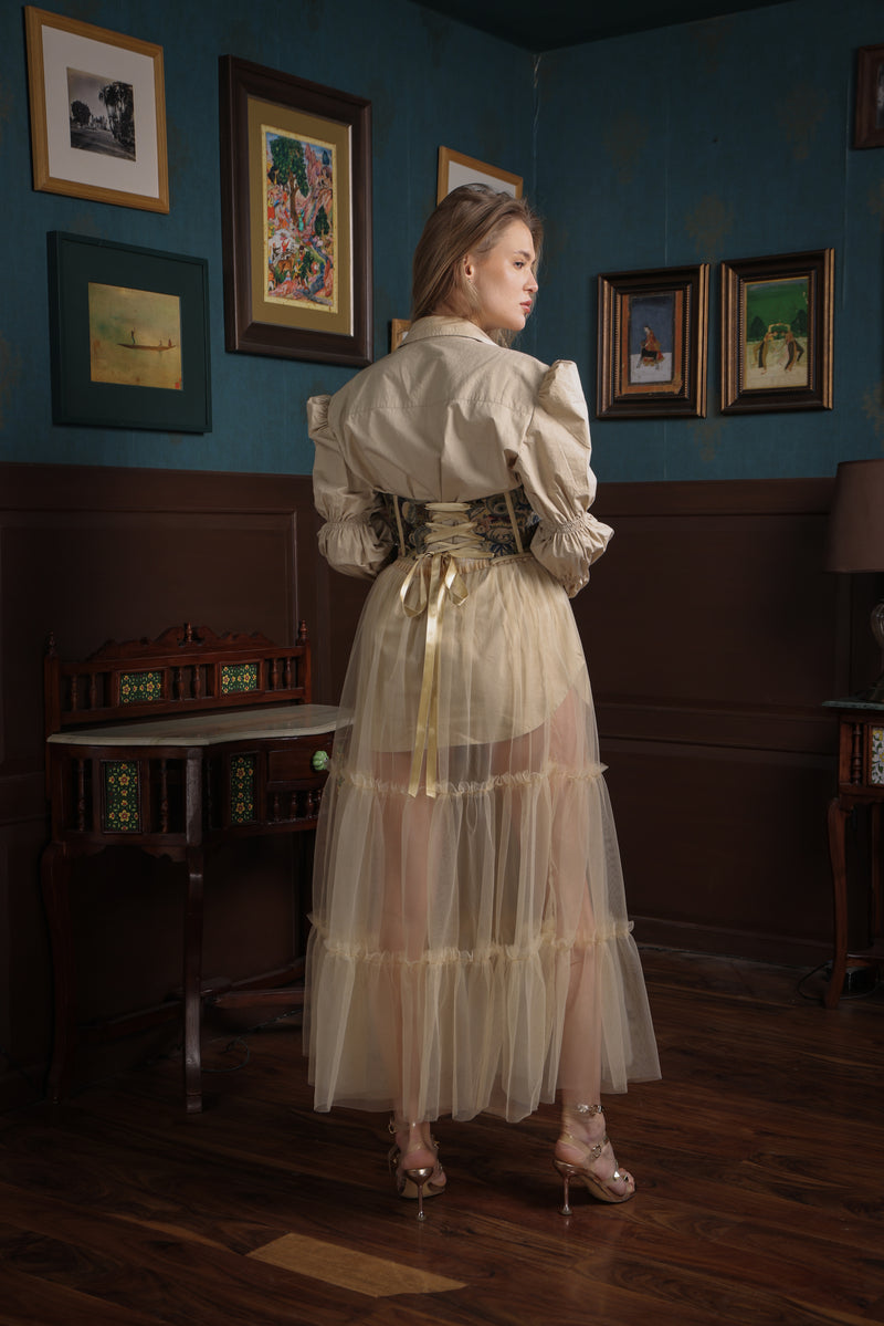 Label Muslin Golden Veil