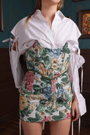 Label Muslin Jade Petal Skirt Set