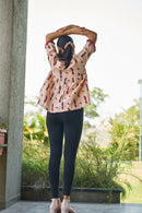 The Conscious Closet Smokey Pink Brisk Birdie Top