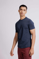 Carbontree Organic Cotton Men Denim Mel Carbon Lightweight T-Shirt
