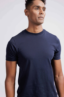 Carbontree Organic Cotton Men Mid Night Navy Carbon Lightweight T-Shirt
