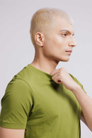 Carbontree Organic Cotton Men Moss Green Carbon Lightweight T-Shirt