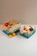 GreenKraft Pearl Handcrafted Bamboo Tray - Set of 2