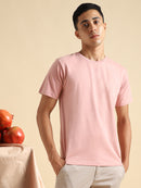 Livbio Organic Cotton & Naturally Dyed Earth Pink Men's T-shirt