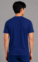 Blue Men’s Regular Fit Bamboo T-Shirt | Smart, Breathable & All-Day Comfort