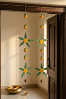 GreenKraft Aam Patta Handcrafted Bamboo Streamer - Set of 2