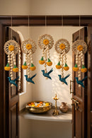 GreenKraft Vihang Handcrafted Chamba Hanging - Set of 2