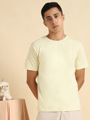 Livbio Organic Cotton & Naturally Dyed Turmeric Yellow Men's T-shirt