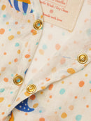 Greendigo Organic Cotton Pack of 2 Jhablas for Newborn Babies - White