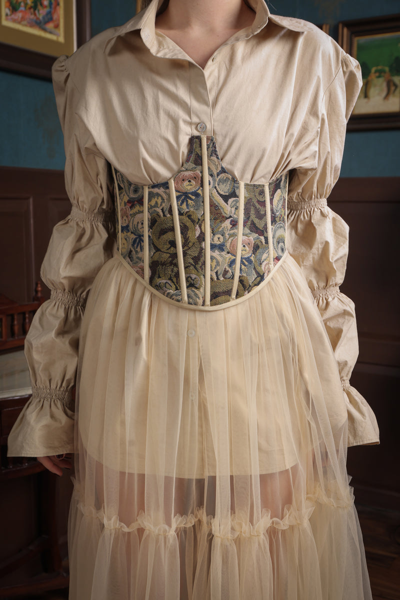 Label Muslin Golden Veil