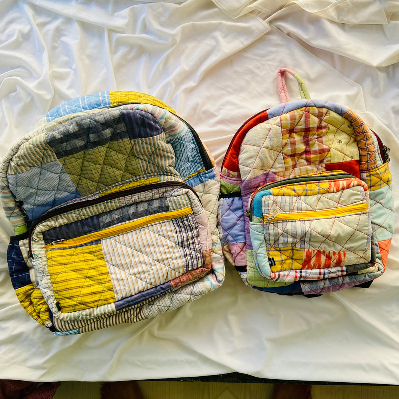 Backpack/ Day Bag from Fabric Blocks - Adults