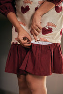 The Conscious Closet Congo Brown Gusty Mindful Long Detachable Dress