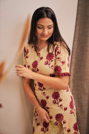 The Conscious Closet Block Printed Soulful Pod Short Dress