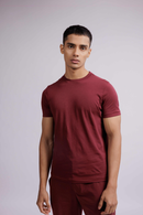 Carbontree Organic Cotton Men Sangria Carbon Lightweight T-Shirt