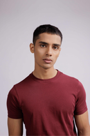 Carbontree Organic Cotton Men Sangria Carbon Lightweight T-Shirt