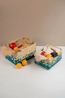 GreenKraft Pearl Handcrafted Bamboo Tray - Set of 2