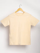 Livbio Organic Cotton & Naturally Dyed Rust Cream Men's T-shirt