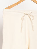Livbio Organic Cotton & Naturally Dyed Hand Spun & Hand Woven Womens Natural White Pants