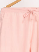 Livbio Organic Cotton & Naturally Dyed Hand Spun & Hand Woven Womens Rose Pink Pants