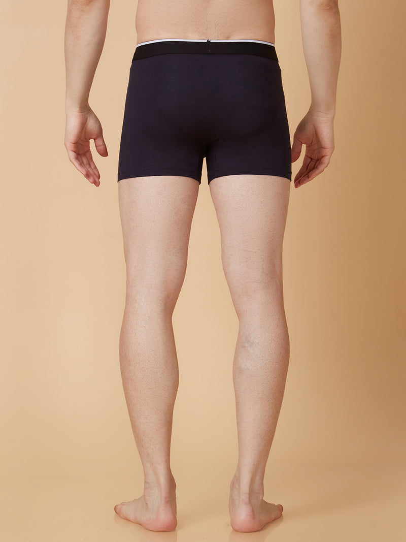 Roar for Good Blue Underwear for Men | Made from Bamboo Trunks| Softer than Cotton | Anti odour | No-Marks waistband