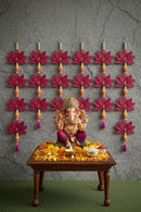GreenKraft Padma Handcrafted Bamboo Hanging - Set of 2