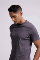 Carbontree Organic Cotton Men Charcoal Mel Carbon Lightweight T-Shirt