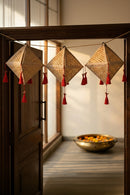 GreenKraft Jhoomar Handcrafted Bamboo Lantern Natural