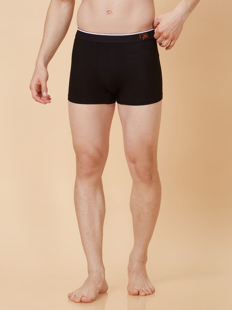 Roar for Good Black Underwear for Men | Made from Bamboo Trunks| Softer than Cotton | Anti odour | No-Marks waistband