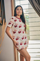 The Conscious Closet Congo Brown Gusty Mindful Short Detachable Dress