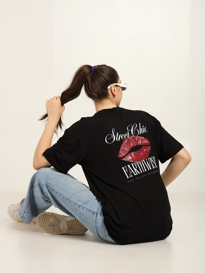 Women Oversized Bamboo T-Shirt – Soft, Breathable & Sustainable Fit