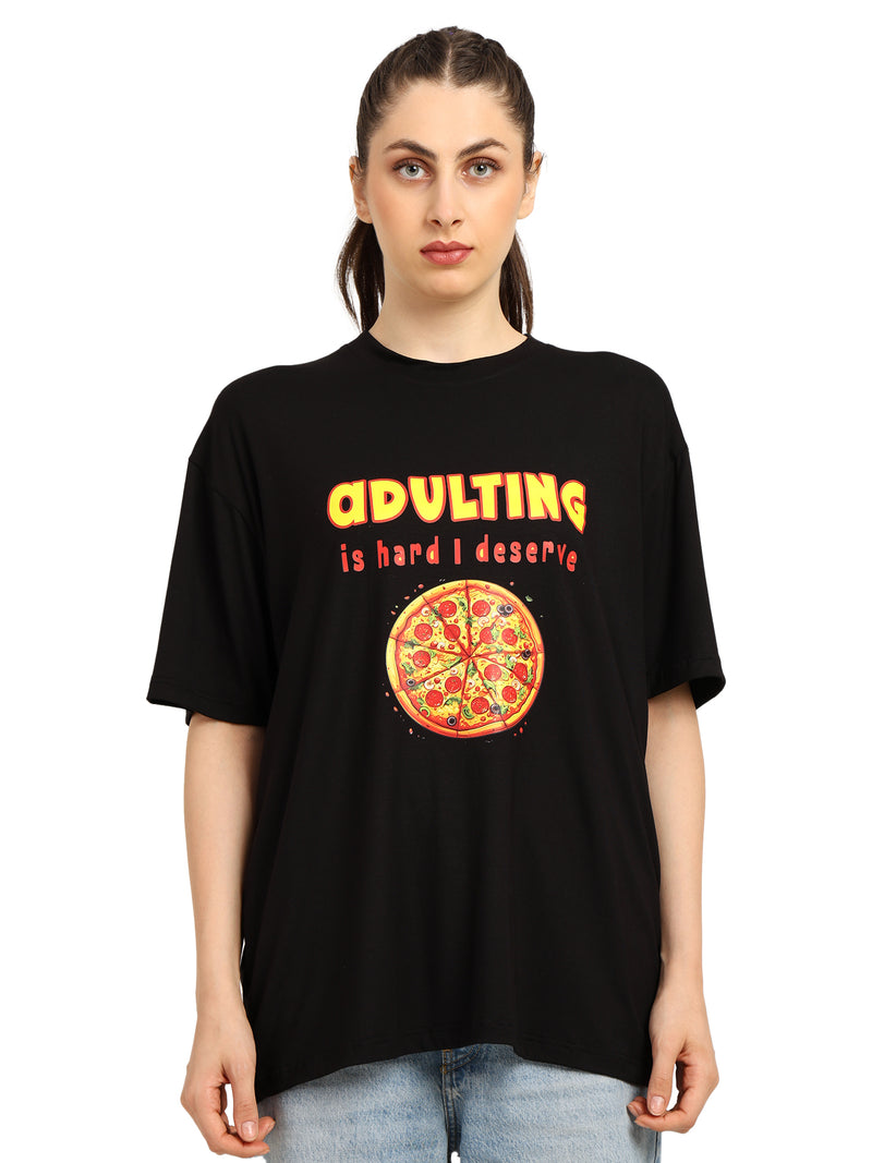 Women Oversized Bamboo T-Shirt – Soft, Breathable & Sustainable