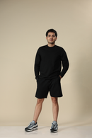 Carbontree Organic Cotton Men Carbon Black Lounge Shorts
