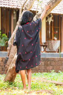 AASTEY-BLACK JAMDANI JACKET