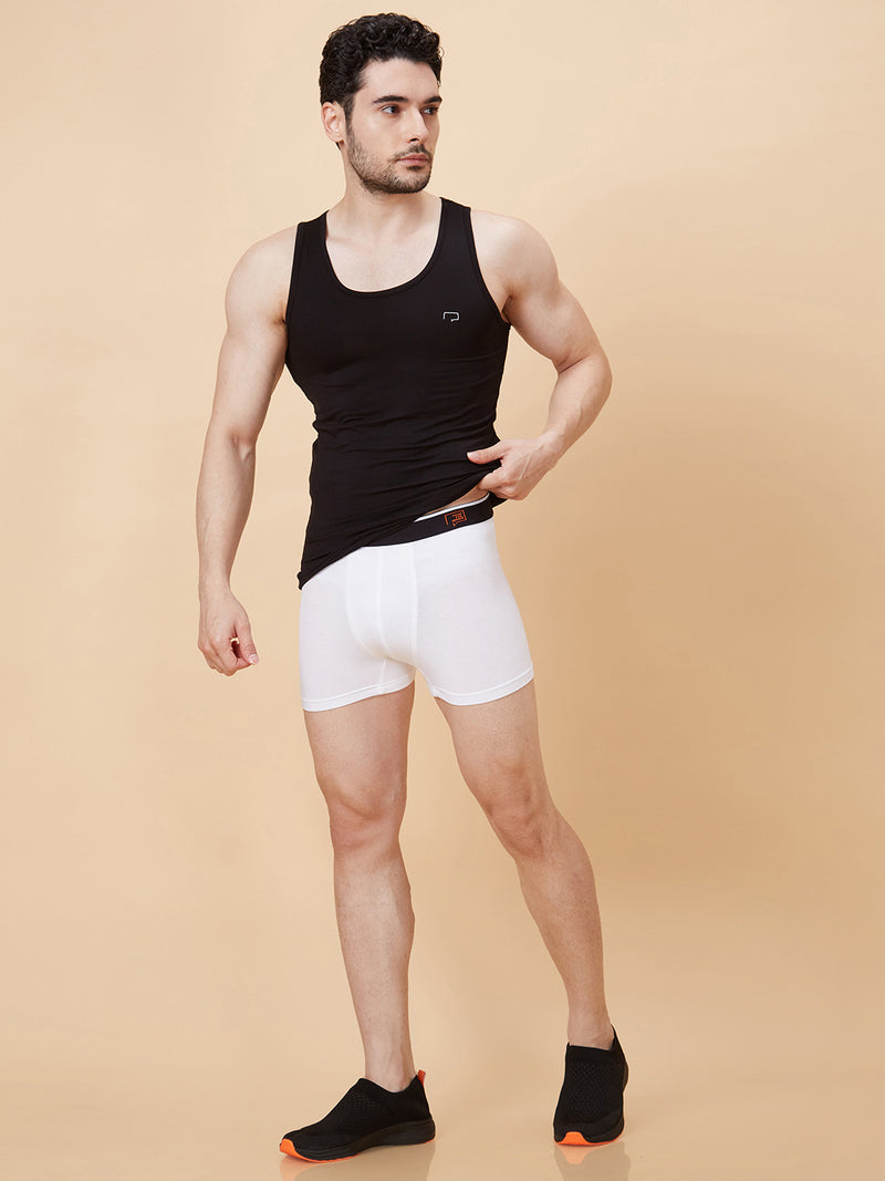 Roar for Good White Underwear for Men | Made from Bamboo Trunks| Softer than Cotton | Anti odour | No-Marks waistband