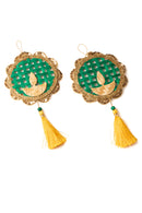 GreenKraft Deepak Handcrafted Bamboo Hanging - Set of 2