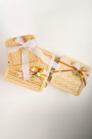GreenKraft Sora Handcrafted Bamboo Square Box - Set of 3