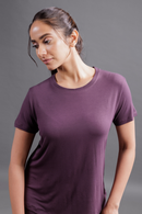 Carbontree Women Plum Bamboo Tee