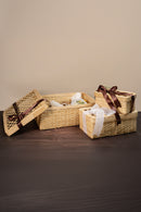 GreenKraft Mira Handcrafted Bamboo Rectangular Box - Set of 3