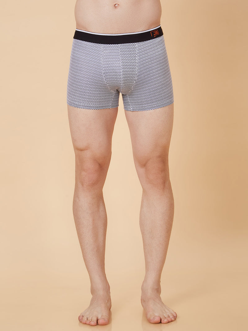 Roar for Good Printed White Trunks | Made from Bamboo | Softer than Cotton | Anti odour | No-Marks waistband