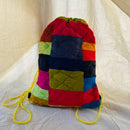 Quilted Drawstring Bag  Ropebag