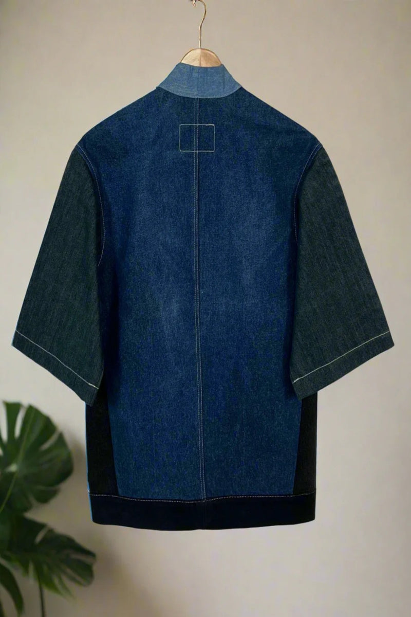 Un Denim - 100% Cotton Unisex Upcycled Denim Kimono Jacket | 226