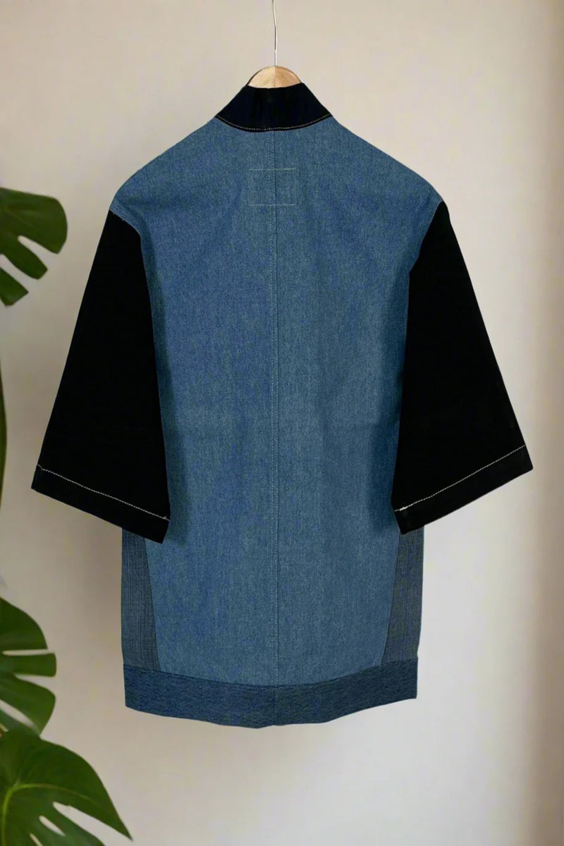 Un Denim - 100% Cotton Unisex Upcycled Denim Kimono Jacket | 228