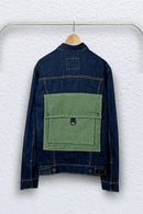 Un Denim - Oxford Indigo Backpack Denim Jacket