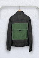 Un Denim - Space Grey Backpack Denim Jacket