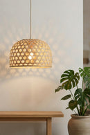 GreenKraft Elara Handcrafted Bamboo Lampshade