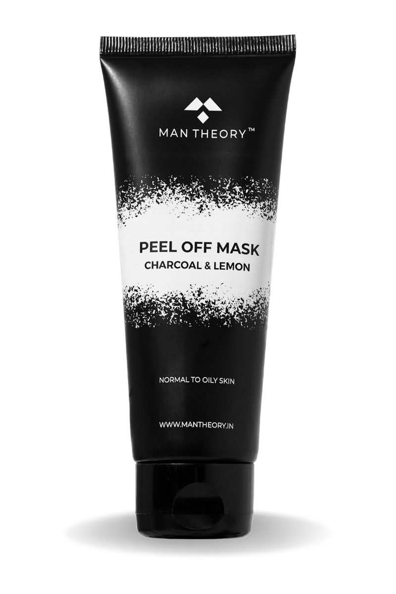 Man Theory Charcoal & Lemon | Peel Off Mask For Men (100g)