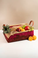GreenKraft Blush Handcrafted Bamboo Tray - Set of 2